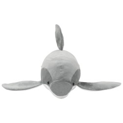 Dauphin en peluche Gris 