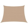 Voile d'ombrage 160 g/m² Taupe 4/5x3 m PEHD 