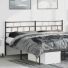 Tête de lit métal noir 193 cm 