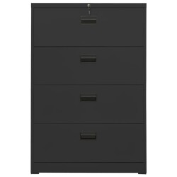 Classeur Anthracite 90x46x134 cm Acier 