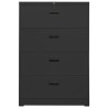 Classeur Anthracite 90x46x134 cm Acier 
