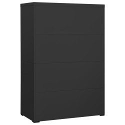 Classeur Anthracite 90x46x134 cm Acier 