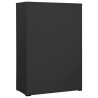 Classeur Anthracite 90x46x134 cm Acier 