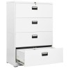 Classeur Blanc 90x46x134 cm Acier 