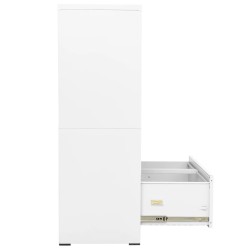 Classeur Blanc 90x46x134 cm Acier 