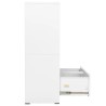 Classeur Blanc 90x46x134 cm Acier 