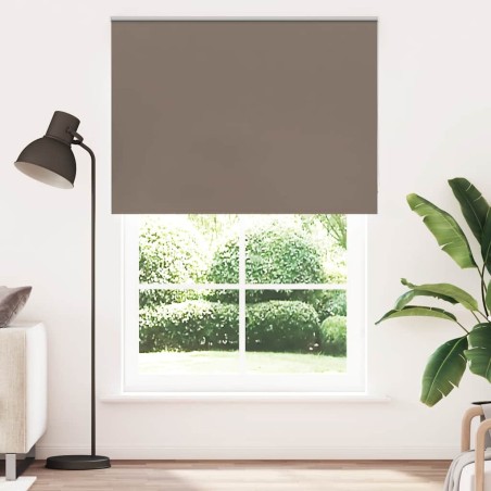 Store enrouleur occultant café 145x210cm largeur du tissu 