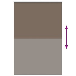 Store enrouleur occultant café 145x210cm largeur du tissu 