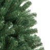 Sapin de Noël artificiel à charnières avec support vert 300 cm 