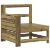 Salon de jardin 5 pcs bois de pin imprégné 