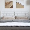 Tête de lit métal blanc 193 cm 
