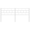Tête de lit métal blanc 193 cm 