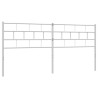 Tête de lit métal blanc 193 cm 