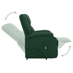 Fauteuil Vert foncé Tissu 