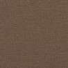 Canapé à 3 places avec repose-pieds Marron 180 cm Tissu 