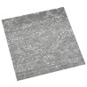 Dalles de plancher autoadhésives 20 pcs PVC 1,86 m² gris béton 