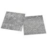 Dalles de plancher autoadhésives 20 pcs PVC 1,86 m² gris béton 
