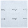 Dalles de plancher autoadhésives 20 pcs PVC 1,86 m² gris béton 