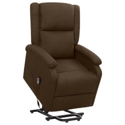 Fauteuil Marron foncé Tissu 
