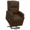 Fauteuil Marron foncé Tissu 