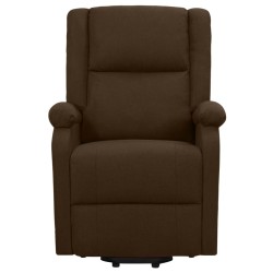 Fauteuil Marron foncé Tissu 