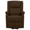 Fauteuil Marron foncé Tissu 