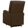 Fauteuil Marron foncé Tissu 