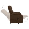 Fauteuil Marron foncé Tissu 