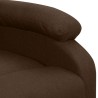 Fauteuil Marron foncé Tissu 