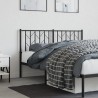 Tête de lit métal noir 140 cm 