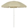 Parasol de plage jaune sable 240 cm 