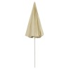 Parasol de plage jaune sable 240 cm 