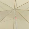 Parasol de plage jaune sable 240 cm 