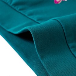 Sweatshirt pour enfants vert foncé 140 