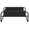 Lit surélevé pour chien anthracite tissu Oxford et acier 