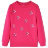 Sweatshirt pour enfants rose vif 140 