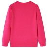 Sweatshirt pour enfants rose vif 140 