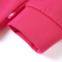 Sweatshirt pour enfants rose vif 140 