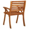 Chaises de jardin lot de 6 Bois d'acacia solide 