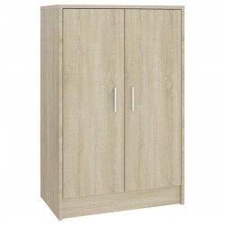 Armoire à chaussures Chêne Sonoma 60x35x92 cm Bois d’ingénierie 