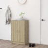 Armoire à chaussures Chêne Sonoma 60x35x92 cm Bois d’ingénierie 