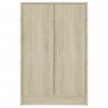 Armoire à chaussures Chêne Sonoma 60x35x92 cm Bois d’ingénierie 
