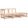 Salon de jardin 3 pcs bois massif de pin 