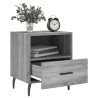 Tables de chevet 2 pcs sonoma gris 40x35x47,5 cm 