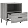 Tables de chevet 2 pcs sonoma gris 40x35x47,5 cm 