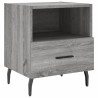 Tables de chevet 2 pcs sonoma gris 40x35x47,5 cm 