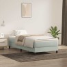 Sommier à lattes de lit sans matelas 80x210 cm velours 