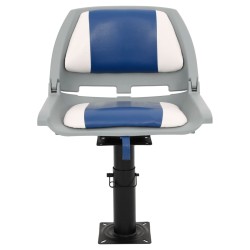 Siège de bateau avec piédestal hauteur réglable pivotant à 360° 