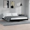 Cadre de lit sans matelas noir 120x200 cm 