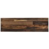 Table console Bois de récupération et acier 120x35x76 cm 